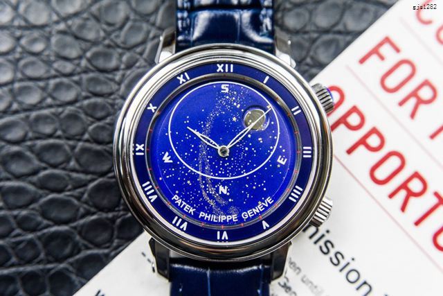 百达翡丽5102天月款日内瓦苍穹系列 Patek Philippe星空腕表 珍珠陀机械男表 gjs1282