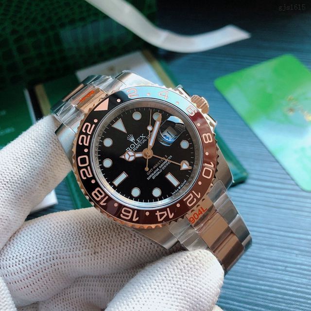 劳力士手表 Rolex格林尼治型 116710 N厂超级复刻ROLEX男士腕表 两地时间腕表 gjs1615