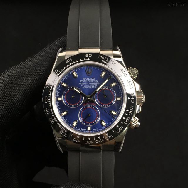 劳力士手表 超薄13.5mm 灰白金迪 玫瑰金迪 黄金迪 熊猫迪 Rolex迪通拿新品男士腕表 gjs1717