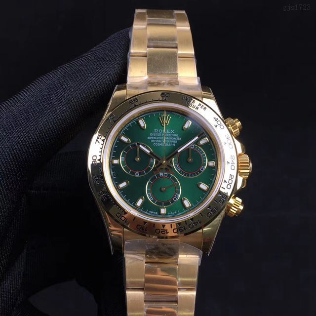 劳力士手表 超薄13.5mm 灰白金迪 玫瑰金迪 黄金迪 熊猫迪 绿金迪 Rolex迪通拿新品男士腕表 gjs1723