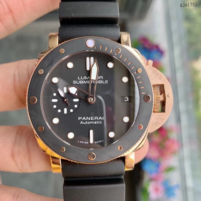 沛纳海男士腕表 Pam684 ZF出品 小口径玫瑰金表 gjs1751