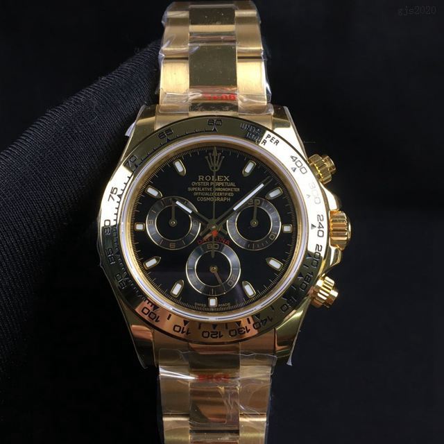 劳力士手表 Rolex超薄迪通拿新品 灰白金迪 玫瑰金迪 黄金迪 熊猫迪经典男士腕表 gjs2020