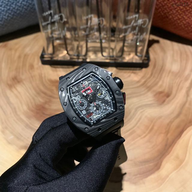 理查德米勒RICHARD MILLE RM011-FM顶级碳纤维壳套男士腕表 gjs2155