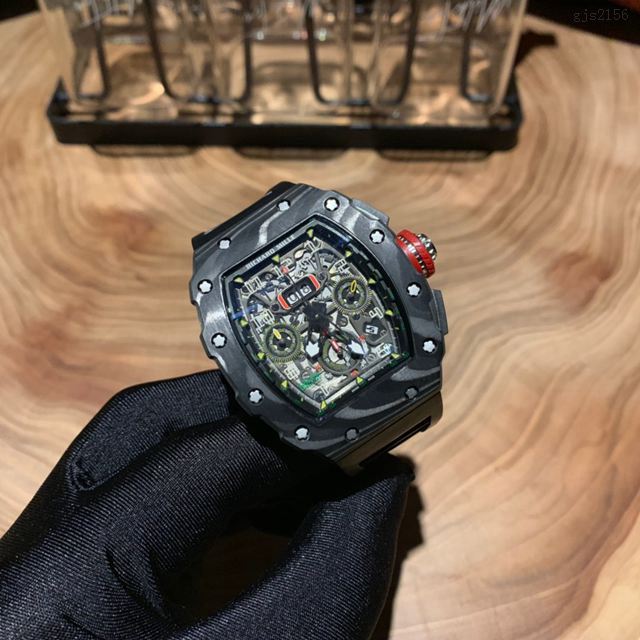 理查德米勒RICHARD MILLE RM011-FM顶级碳纤维壳套男士腕表 gjs2156