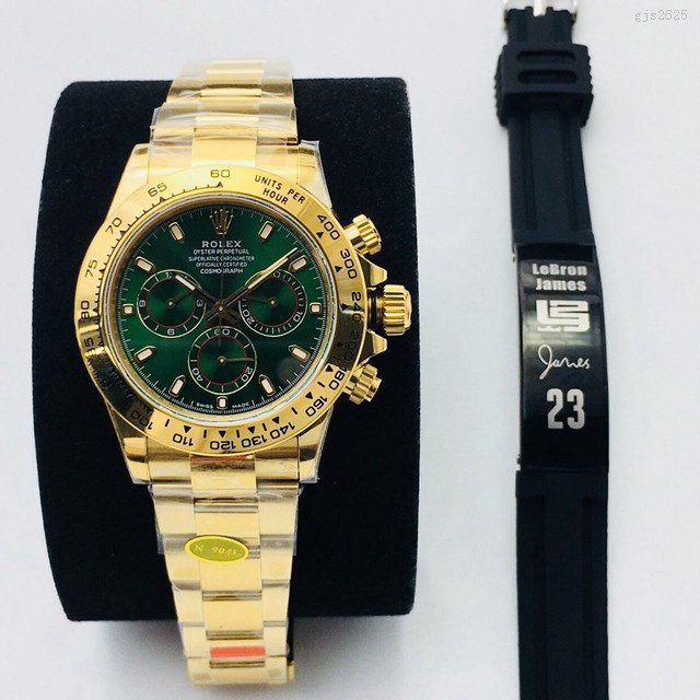 劳力士复刻手表 N厂出品 原版4130机芯 Rolex宇宙计型迪通拿全金系列男士腕表 gjs2625