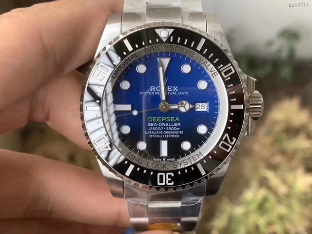 劳力士手表 N厂新品2019最新款SEA海使蓝鬼王V8版 Rolex复刻男士腕表 gjs3214