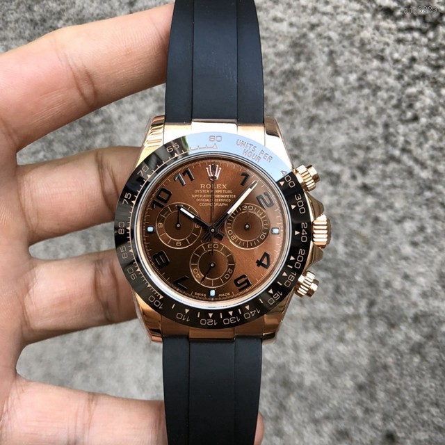 劳力士男士手表 Rolex迪通拿新品 灰白金迪 全玫瑰金迪 黄金迪 绿金迪计时腕表 gjs3229