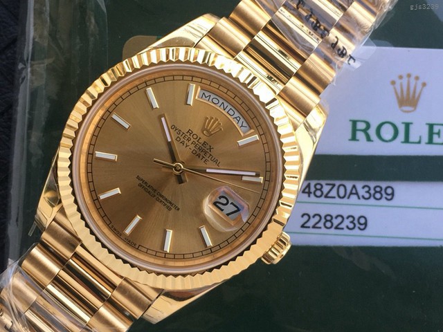 劳力士经典款手表 Rolex最高版本星期日志型3255机复刻男士腕表 gjs3239