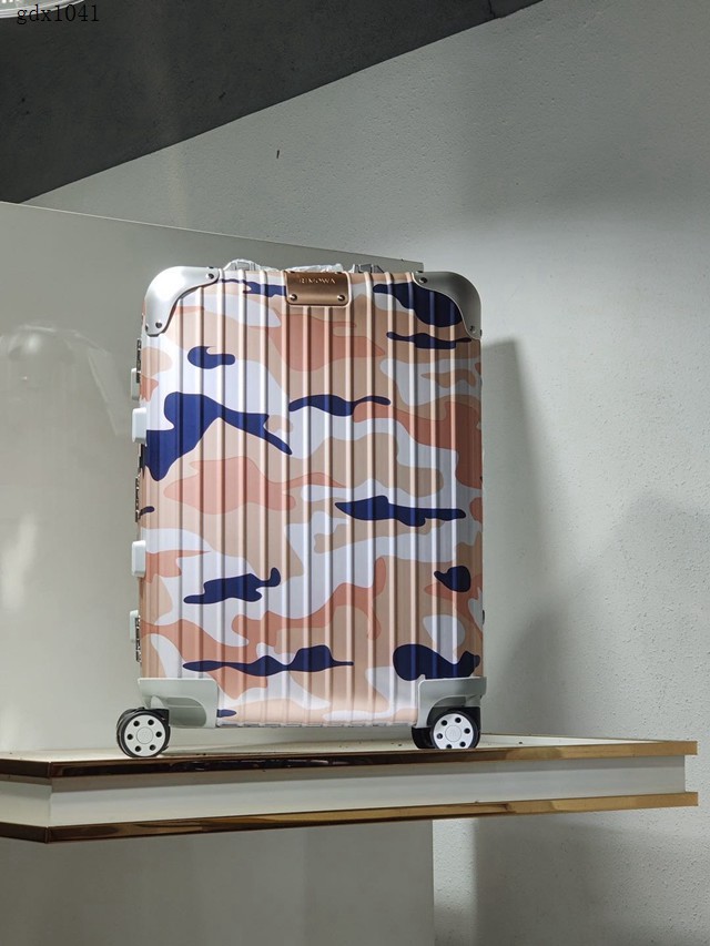 RIMOWA/日默瓦original cabin21寸迷彩登機箱行李箱拉杆箱 gdx1041