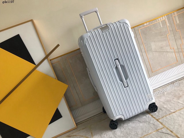 RIMOWA行李箱方胖子四輪拉杆箱 全新色彩系列 型號90043 日默瓦PC拉鏈箱 gdx1197