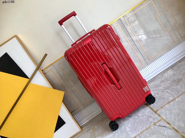 RIMOWA行李箱方胖子四輪拉杆箱 全新色彩系列 型號90043 日默瓦PC拉鏈箱 gdx1199