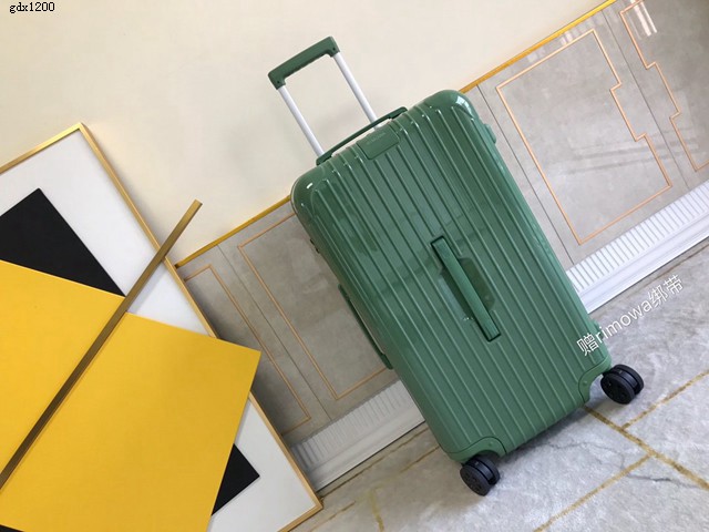 RIMOWA行李箱方胖子四輪拉杆箱 全新色彩系列 型號90043 日默瓦PC拉鏈箱 gdx1200