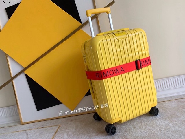 RIMOWA行李箱四輪拉杆箱 型號90080 Rimowa Essential全新色彩系列 日默瓦行李超輕pc拉鏈箱 gdx1210