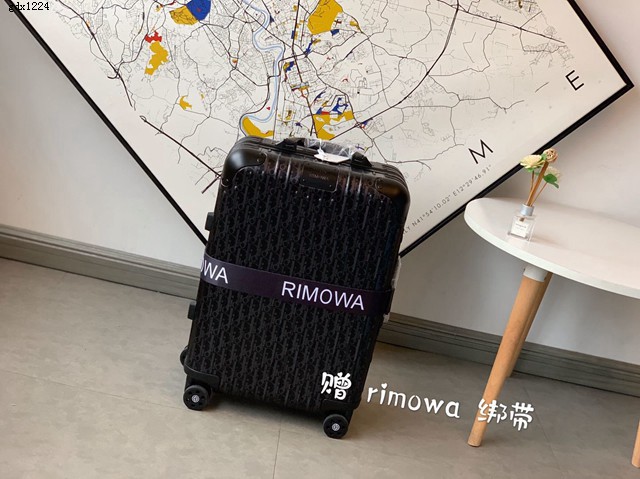 Dior x Rimowa驚豔聯名系列行李箱 RIMOWA限量版行李箱 日默瓦四輪拉杆箱 gdx1224