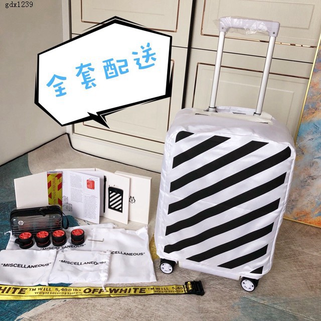 OFF-WHITE X RIMOWA聯名透明箱 RIMOWA日默瓦行李箱四輪拉杆箱 gdx1239