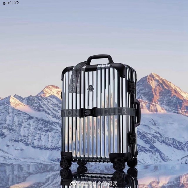 RIMOWA行李箱日默瓦四輪拉杆箱 Moncler與Rimowa「 Reflection 」鏡面行李箱聯名系列旅行箱 gdx1372