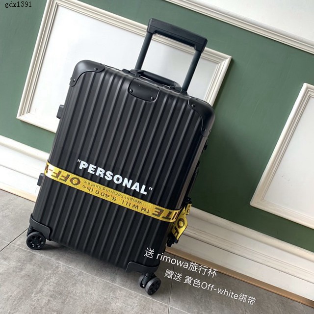 RIMOWA行李箱四輪拉杆箱 日默瓦RIMOWA聯名Off-White行李箱四輪拉杆箱旅行箱 gdx1391