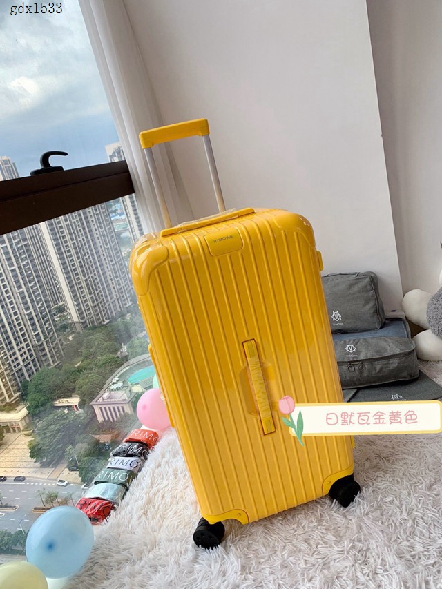 RIMOWA行李箱四輪拉杆箱 日默瓦Trunk方胖子運動版pc款TFBOYS易烊千璽代言彩色行李箱 gdx1533