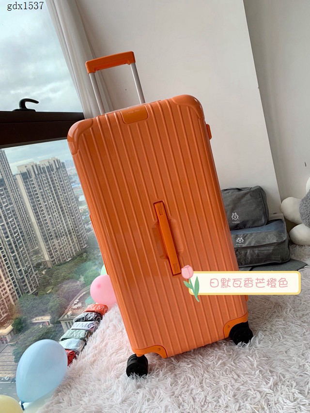 RIMOWA行李箱四輪拉杆箱 日默瓦Trunk方胖子運動版pc款TFBOYS易烊千璽代言彩色行李箱 gdx1537