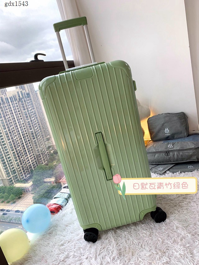 RIMOWA行李箱四輪拉杆箱 日默瓦Trunk方胖子運動版pc款TFBOYS易烊千璽代言彩色行李箱 gdx1543