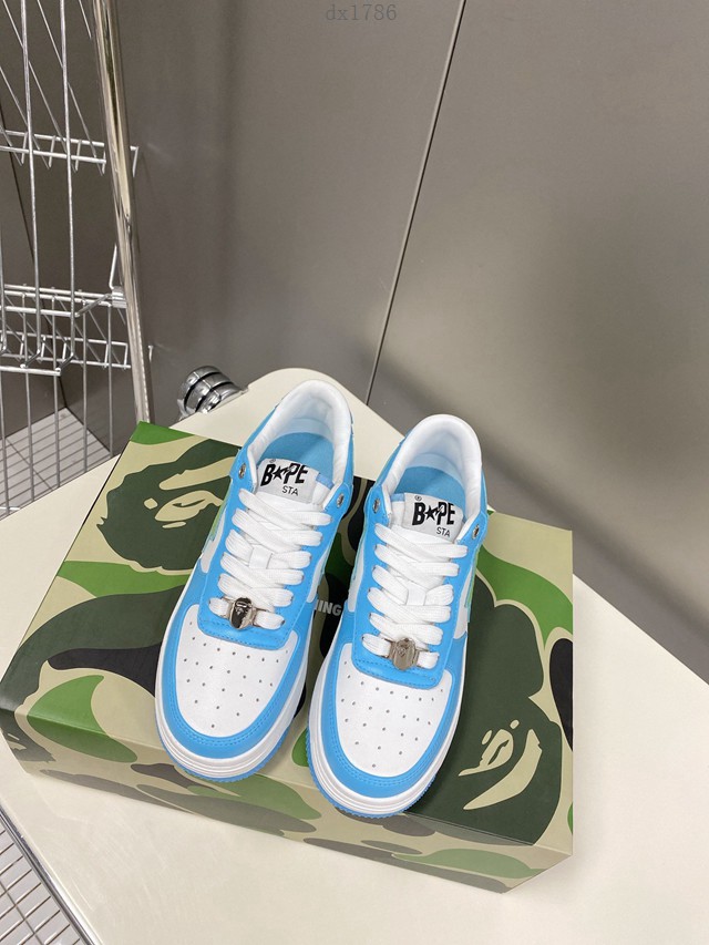 BAPE STA專櫃2022春夏全新明星同款滑板鞋情侶款運動板鞋 dx1786