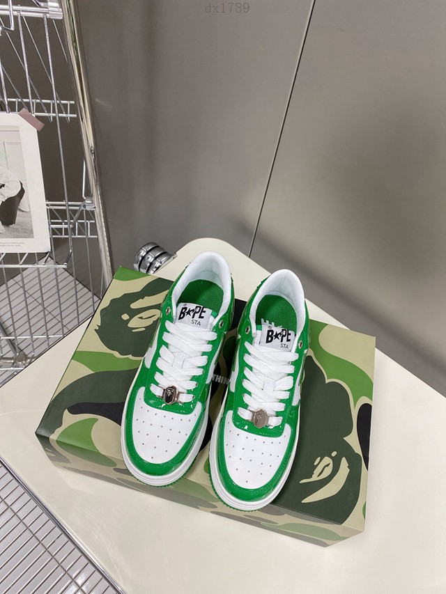 BAPE STA專櫃2022春夏全新明星同款滑板鞋情侶款運動板鞋 dx1789