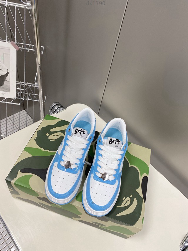 BAPE STA專櫃2022春夏全新明星同款滑板鞋情侶款運動板鞋 dx1790