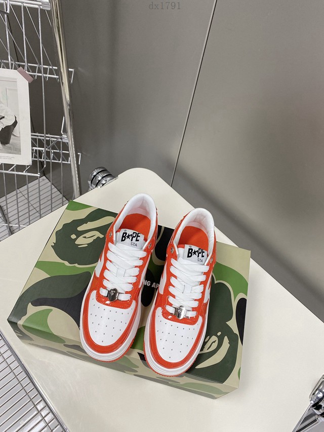 BAPE STA專櫃2022春夏全新明星同款滑板鞋情侶款運動板鞋 dx1791