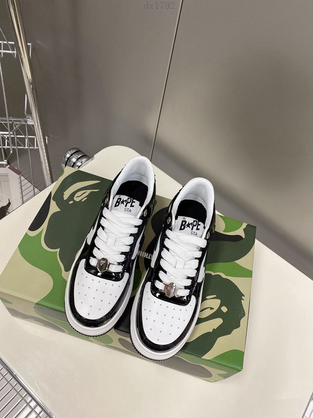 BAPE STA專櫃2022春夏全新明星同款滑板鞋情侶款運動板鞋 dx1792