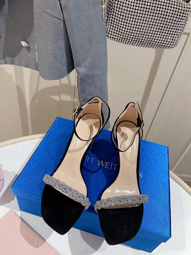 STUART WEITZMAN的經典款高跟涼鞋 2022最新鑽條編織涼鞋 dx3067