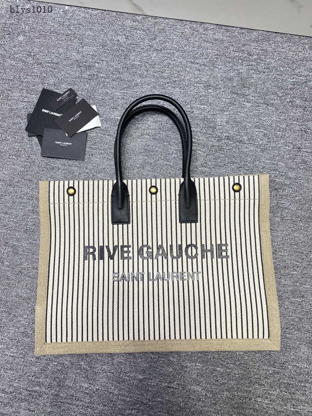 YSL專櫃新款手提購物袋包 聖羅蘭RIVE GAUCHE沙灘包 499290 blys1010