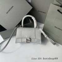 Balenciaga專櫃爆款手提女包 巴黎世家2022春季最新款小號滿天星Hourglass沙漏包 fyj1142