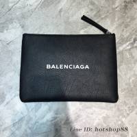 Balenciaga專櫃爆款男士手拿包 巴黎世家小號荔枝皮手包 fyj1159