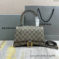 Balenciaga×GUCCI聯名專櫃爆款s沙漏包 巴黎世家原單手提肩背包 8895聯名 fyj1242