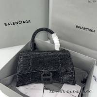 Balenciaga專櫃爆款燙磚重手工小號沙漏包手提包 巴黎世家Hourglass沙漏包 款號：8896 fyj1490