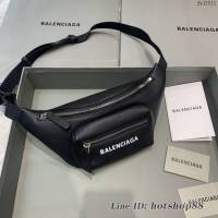 Balenciaga專櫃爆款小號腰包 巴黎世家男女同款腰包全皮胸包 fyj1511