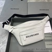 Balenciaga專櫃爆款大號腰包 巴黎世家男女同款腰包全皮胸包 fyj1515