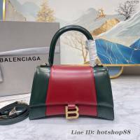 Balenciaga專櫃爆款Hourglass沙漏包手提女包 巴黎世家原廠正品級別聯名沙漏 fyj1529