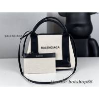 Balenciaga專櫃爆款超迷你號手提購物袋 巴黎世家經典款棉質帆布包 fyj1544