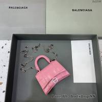 Balenciaga專櫃爆款mini Hourglass沙漏包 巴黎世家超迷你號手提肩背女包 fyj1545