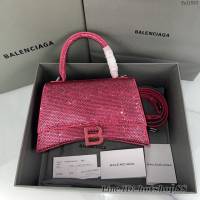 Balenciaga專櫃爆款手提女包巴黎世家燙磚重手工Hourglass沙漏包 fyj1563