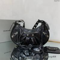 Balenciaga專櫃爆款經典機車包系列女包 巴黎世家Le Cagole月牙腋下包 fyj1716