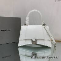 Balenciaga專櫃爆款手搓紋鑽扣S號手提包 巴黎世家Hourglass沙漏包 fyj1900