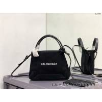 Balenciaga專櫃爆款mini帆布手提女包 巴黎世家NAVY CABAS子母購物袋托特包 型號390346 fyj1911