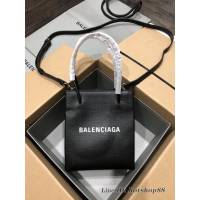 Balenciaga專櫃爆款牙籤紋小牛皮手提托特包 巴黎世家小號方形購物包 fyj1997