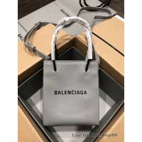 Balenciaga專櫃爆款牙籤紋小牛皮手提托特包 巴黎世家小號方形購物包 fyj1998