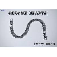 Chrome Hearts專櫃純手工做舊純銀飾品 克羅心925純銀雙狗扣麻花褲包鏈 gj1142