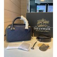 Delvaux專櫃限量版丹寧系列新款Cool Box手提女包 德爾沃專櫃手提肩背手袋女包 bxs1024