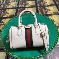 Gucci女包 524589 古馳牛皮手提包 Gucci枕頭包 Gucci女士手袋  gqy1089