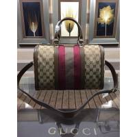 Gucci高仿專櫃女包 247205 古馳專櫃新款枕頭包 Gucci中號波士頓包  gqy1847